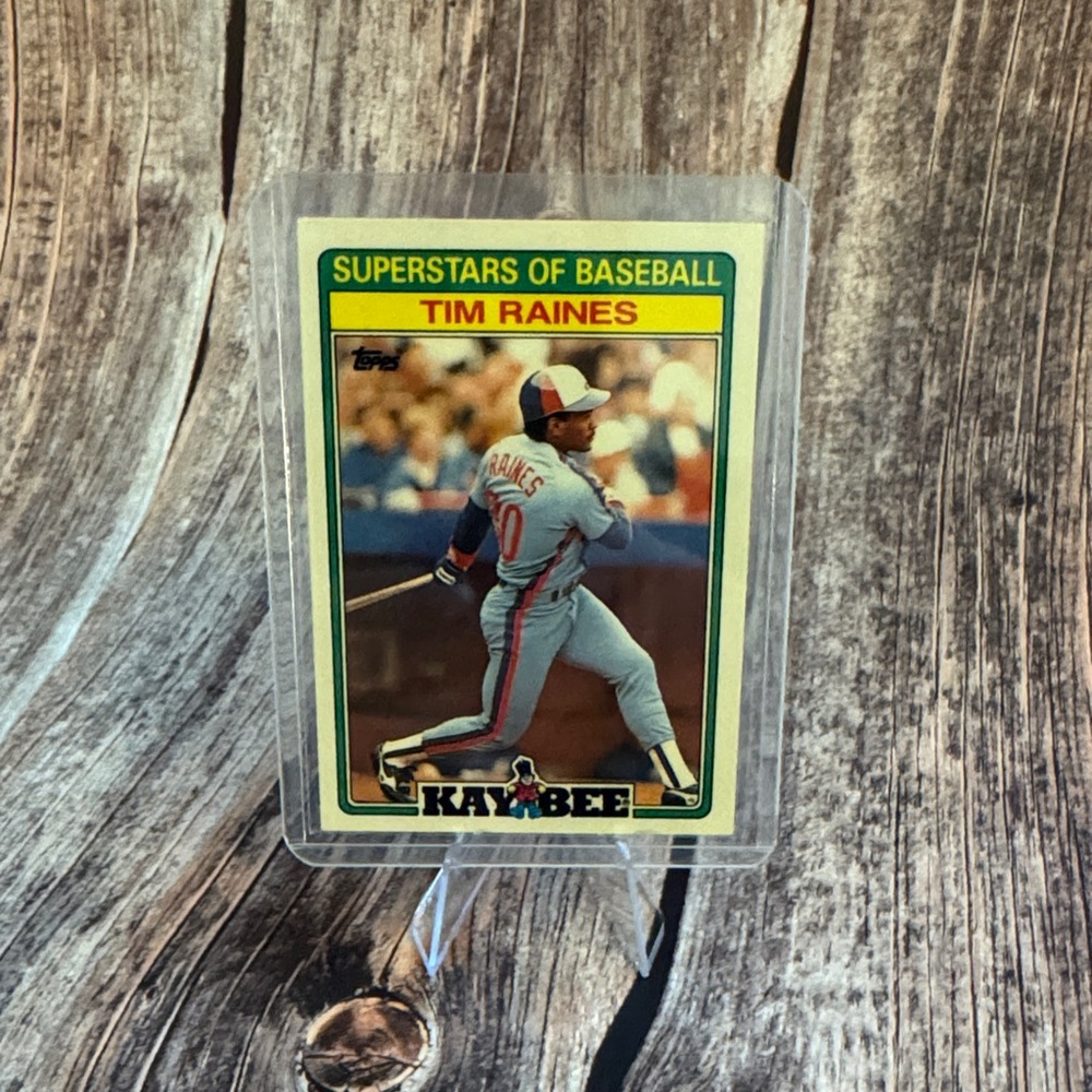Vintage Kay-Bee Superstars of Baseball Tim Raines 24 of 33 Cards Item #ME5412